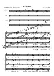 Mamy blue SATB - Korarrangementer