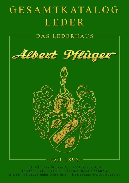 Leather - Albert Pflüger