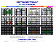 HART COUNTY SCHOOLS HART COUNTY SCHOOLS