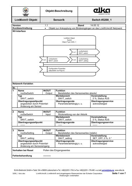 13001500_MSA_120_2ALL_TD_DE.pdf - ELKA-Elektronik GmbH