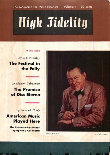 High Fidelity magazine February 1958 - Vintage Vacuum Audio