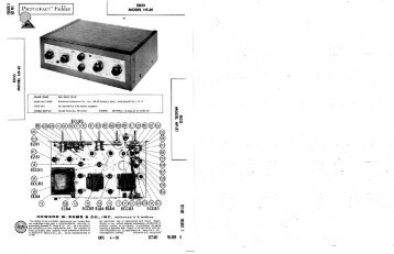 Eico HF 81 Service Manual & Schematics - Vintage Vacuum Audio