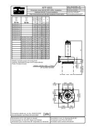 AFP 6003 dimension drawings