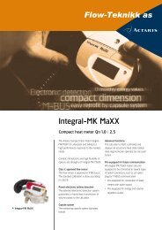 Flow-Teknikk as Integral-MK MaXX