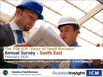 The FSB-ICM 'Voice of Small Business' Annual Survey – SOUTH ...