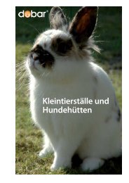 Kleintierställe und Hundehütten - DOBAR Trading GmbH