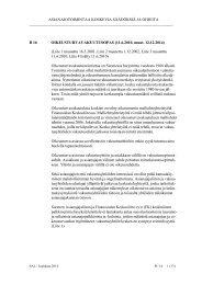 B 16 Oikeusturvavakuutusopas + Liitteet 1 2 3 ja 4 KesÃ¤kuu 2010 (pdf)
