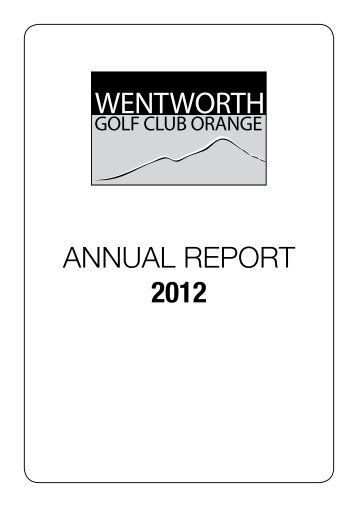 Wentworth Golf Club Limited - wentworth golf club orange