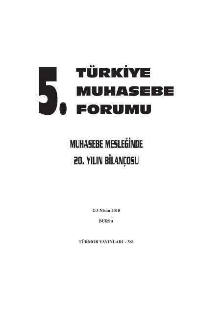 2-3 Nisan 2010 Konuşmalar ve Sunumlar için tıklayınız... - Türmob