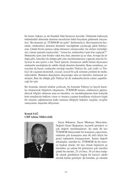 30-31 Mart 2007 Konuşmalar ve Sunumlar için tıklayınız... - Türmob