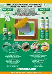 DRY FIX/FLEXÂ® 16 - Repair Care