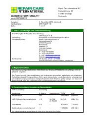 SICHERHEITSDATENBLATT