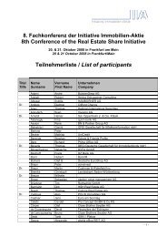 Teilnehmerliste / List of participants