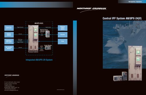 Central IFF System AN/UPX-24(V) - Northrop Grumman Electronic ...