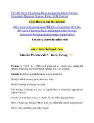FIN 403 Week 5 Learning Team Assignment Direct Foreign Investment Decision Proposal Paper (UOP Course).pdf