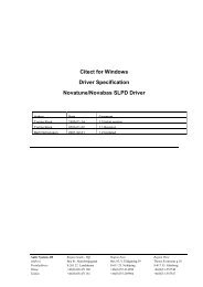 Citect for Windows Driver Specification Novatune/Novabas SLPD Driver