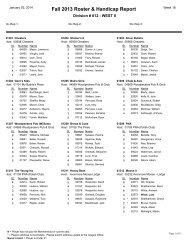 8-ball rosters - Western Pennsylvania APA League (ZSAPA)