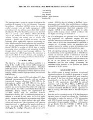 SECURE ATC SURVEILLANCE FOR MILITARY APPLICATIONS