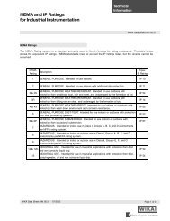 NEMA and IP Ratings for Industrial Instrumentation