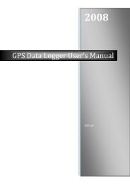 GPS Data Logger User's Manual - Ventus