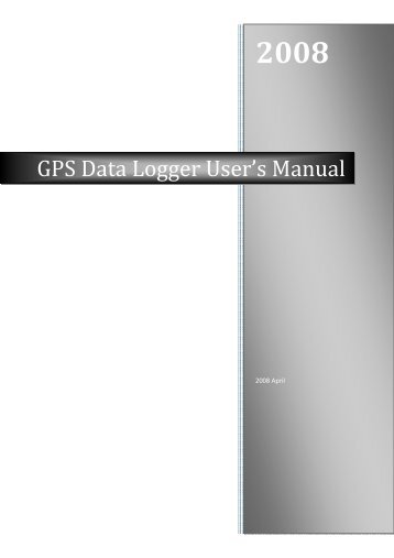 GPS Data Logger User's Manual - Ventus