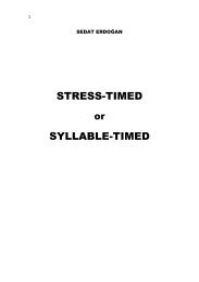 SYLLABLE-TIMED