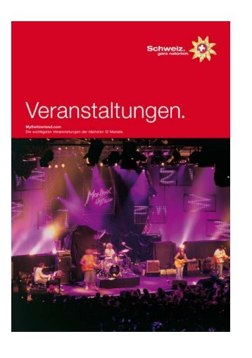Veranstaltungskalender 2008 - STNet.ch