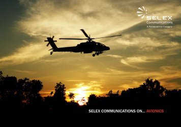 SELEX COMMUNICATIONS ON... AvIONICS