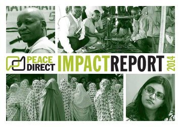Peace Direct Impact Report 2014
