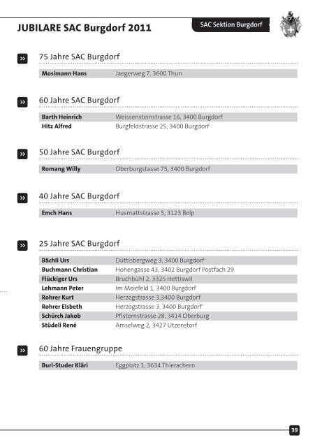 SAC Bulletin 4_11 1.1.indd - beim SAC Burgdorf