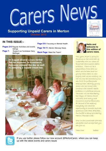 Supporting Unpaid Carers in Merton