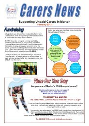 Supporting Unpaid Carers in Merton