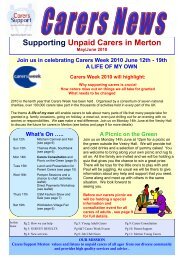 Supporting Unpaid Carers in Merton