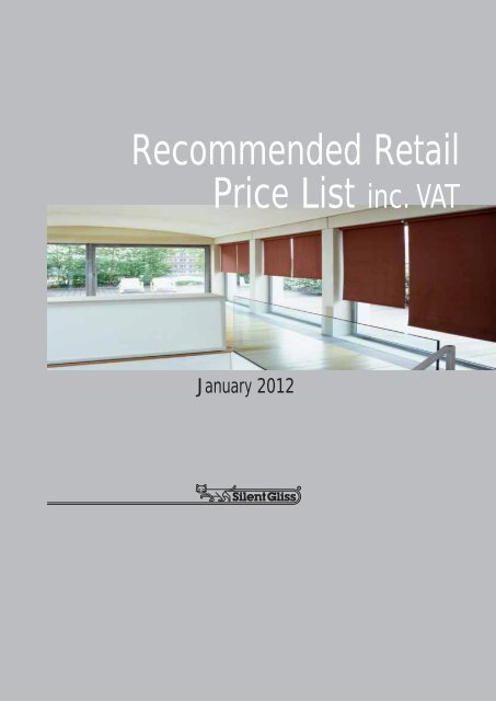 Recommended Retail Price List