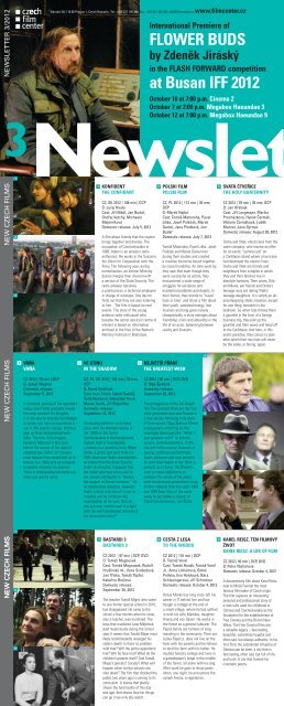 FLOWER BUDS at Busan IFF 2012 - Czech Film Center
