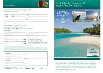 Cook Islands International Kitesurfing Competition