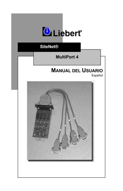 Manual Del Usuario - Emerson Network Power