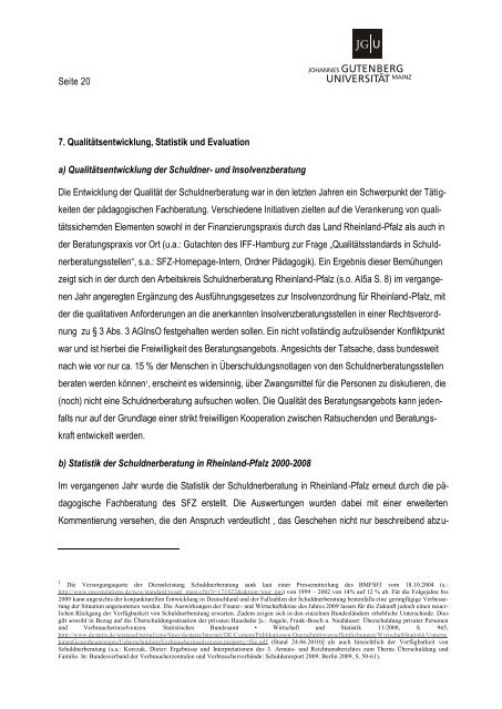 Jahresbericht 2009 Jahresplanung 2010/2011 - Forschungs- und ...