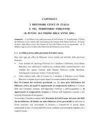 I Difensori civici in Italia e nel territorio forlivese - Comune di Forlì