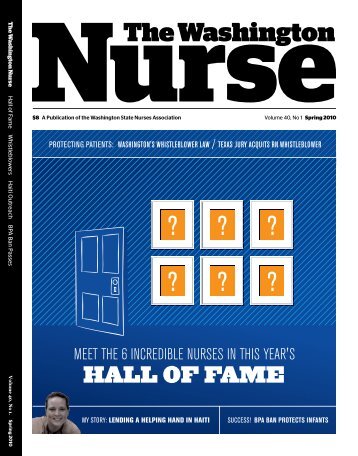 Hall of fame - The Washington State Nurses Association