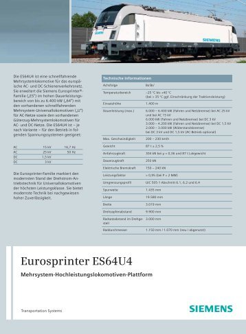 Eurosprinter ES64U4