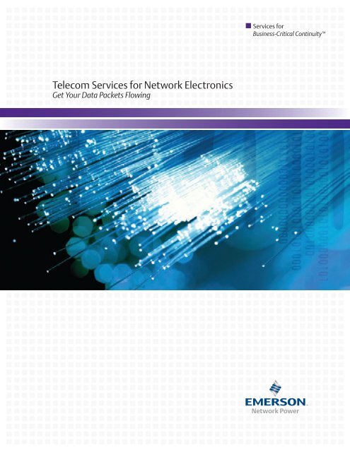 Telecom Services for Network Electronics - Emerson  Network Power