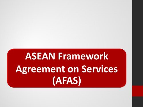 Integration in ASEAN