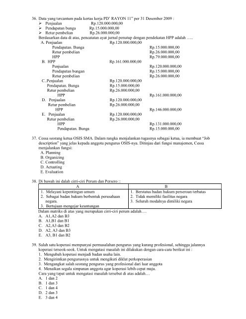 Soal Ekonomi Tryout 5 â Paket B - ASOSIASI GURU EKONOMI ...