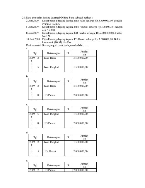 Soal Ekonomi Tryout 3 â Paket B - ASOSIASI GURU EKONOMI ...