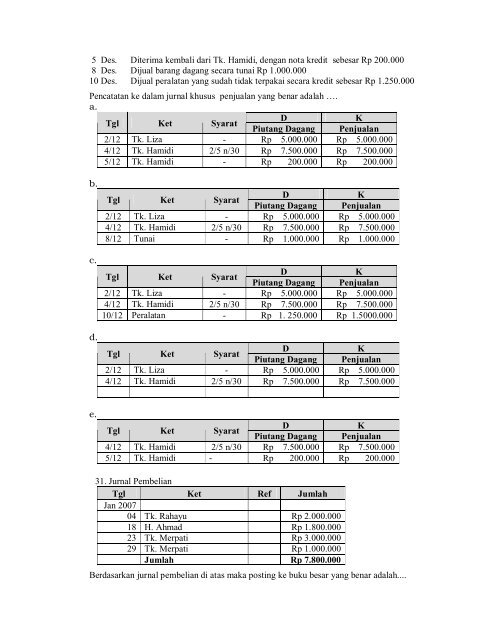 Soal Ekonomi Tryout 3 - ASOSIASI GURU EKONOMI INDONESIA