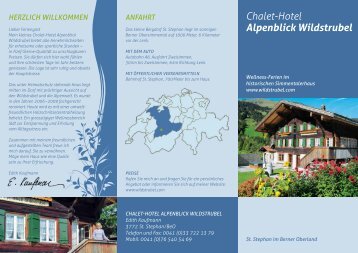 Chalet-Hotel Alpenblick Wildstrubel