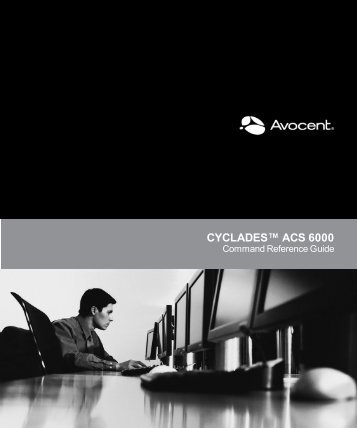 Cycladesâ¢ ACS 6000 Command Reference Guide