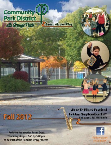 Fall 2012 - Community Park District La Grange Park