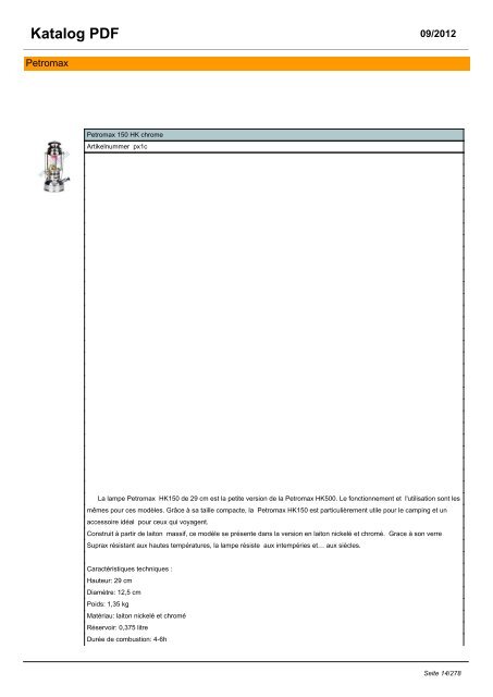 Katalog PDF - Pelam.de